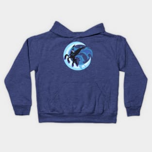 Nightmare Moon minmalistic Kids Hoodie